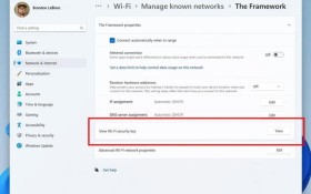 Win11终于可以查WiFi密码了